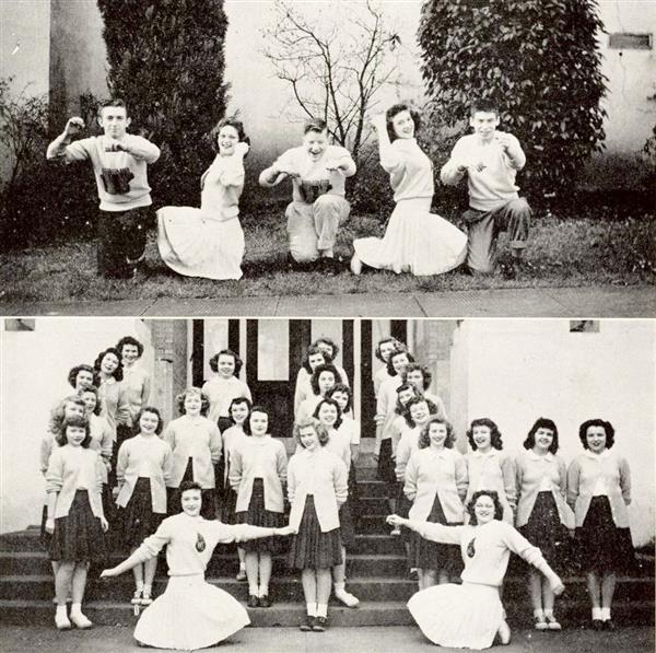 1945 Yell Leaders 